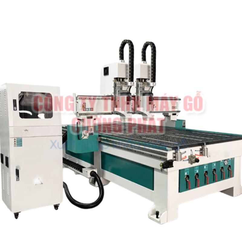 Máy Phay CNC Router 2 Đầu Độc Lập – SM 1325 B2S
