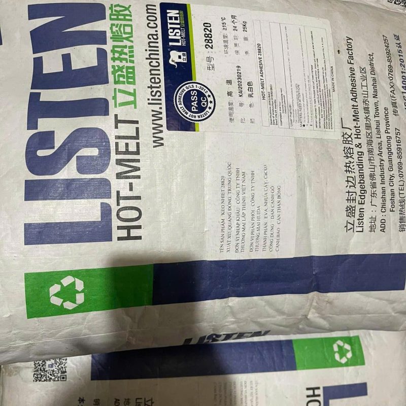 Keo dán cạnh PVC Listen - Keo Hạt Keo Nhiệt 4 Keo dán cạnh PVC Listen - Keo Hạt Keo Nhiệt