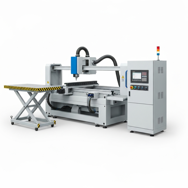 Máy CNC Nesting 1325 Thay Dao Tự Động – SMYM 1325R1BD AL