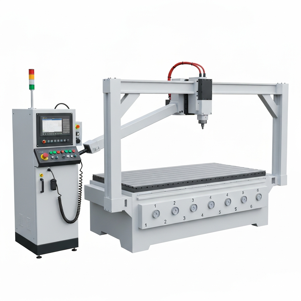 Máy CNC Router 1325 Thay Dao Tự Động – SM 1325YM