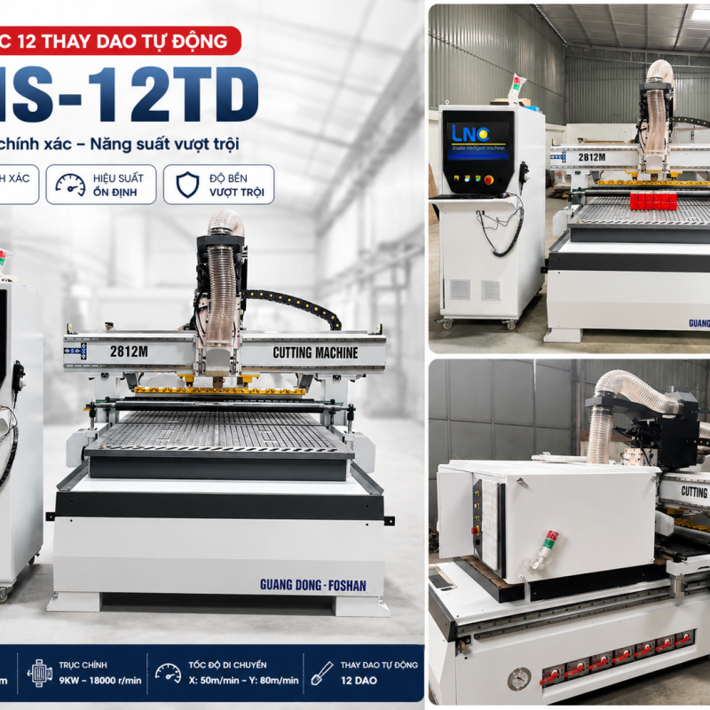 Máy CNC 12 Thay Dao Tự Động